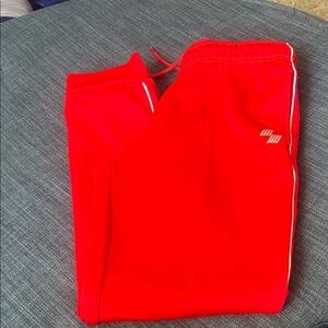 Place Sport Vibrant Red Kids Joggers with pockets
